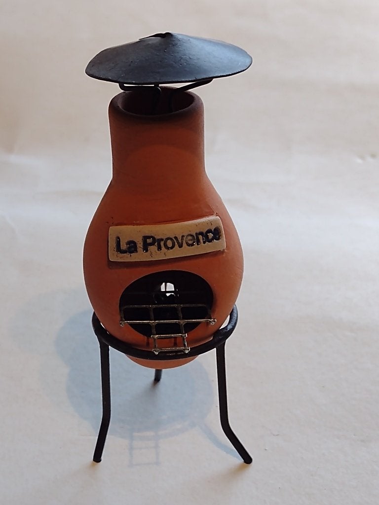 12 Volt tuinbarbeque van keramiek voor poppenhuis Fennicole, Ophalen, Nieuw, Gebruiksvoorwerp