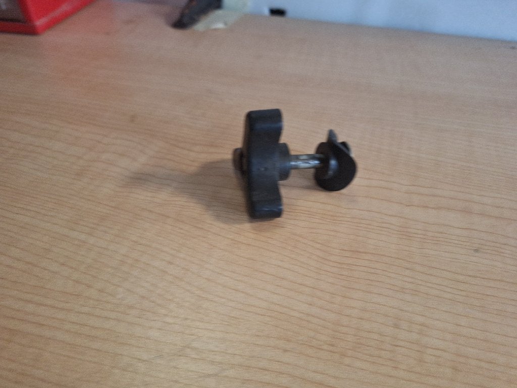 Bout met handgreepmoer 2x, Ophalen of Verzenden, Nieuw