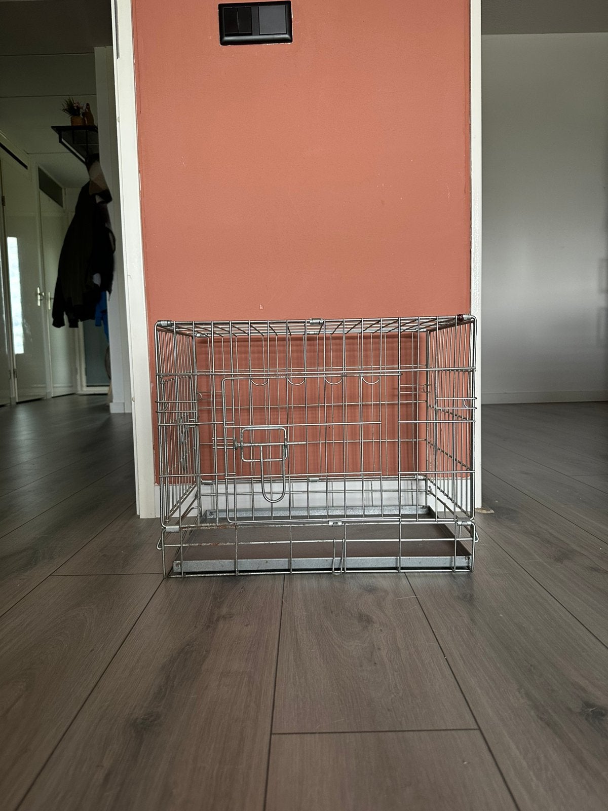 Inklapbare katten-/hondenbench-compact en praktisch, Ophalen, Gebruikt