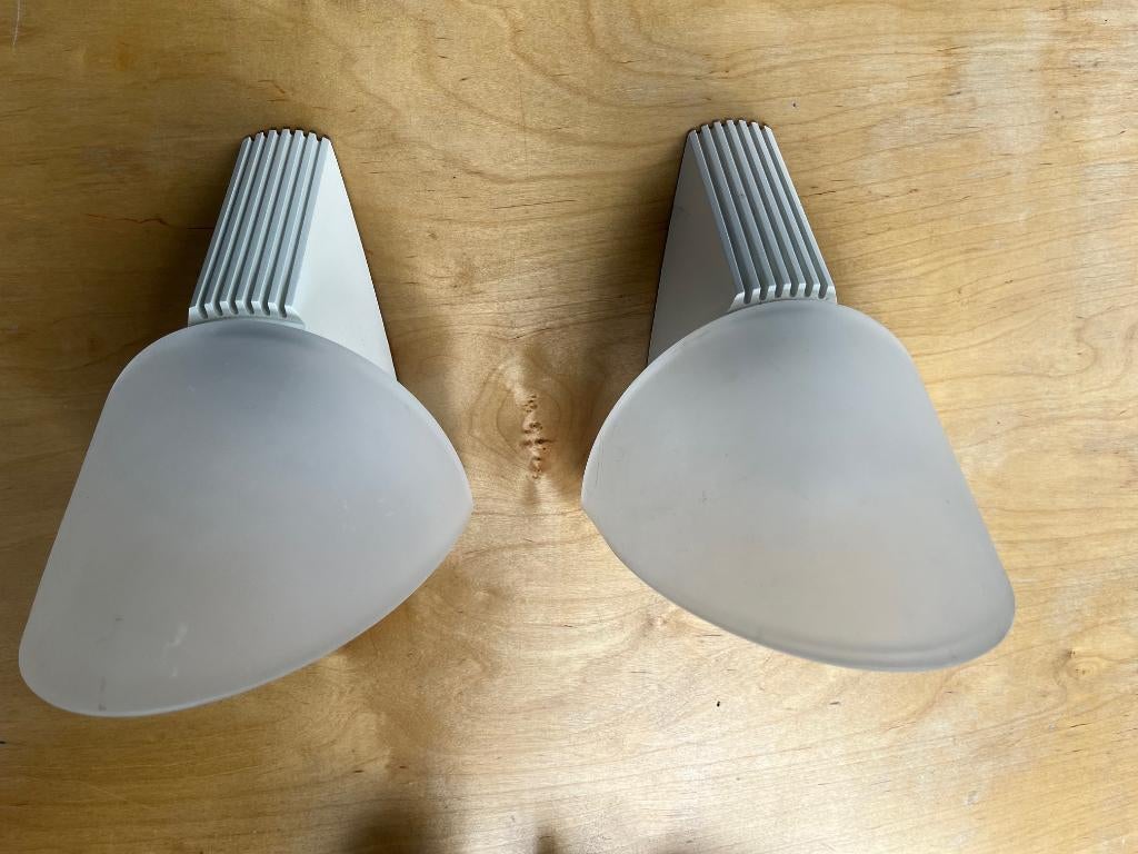 LUMIANCE wandlamp set van 3, Ophalen of Verzenden, Gebruikt, Glas