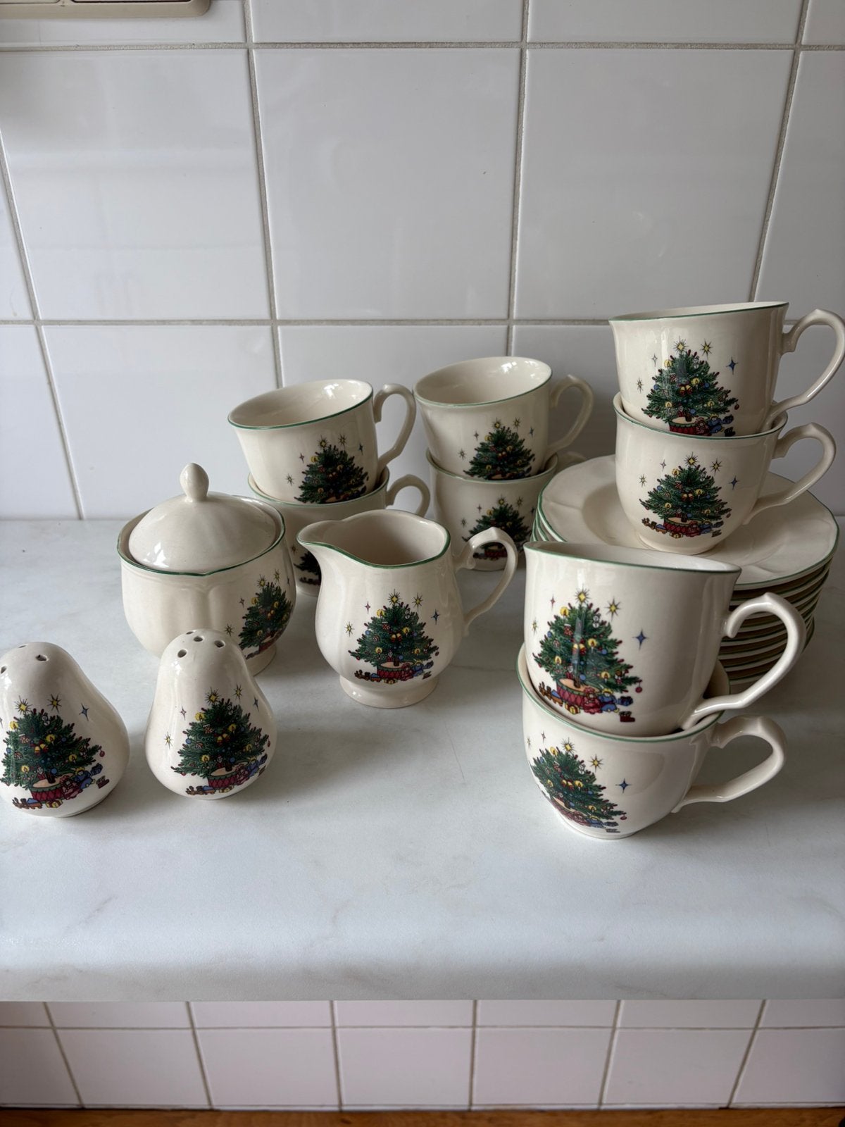 Kerstservies 10 delig, Ophalen, Nieuw