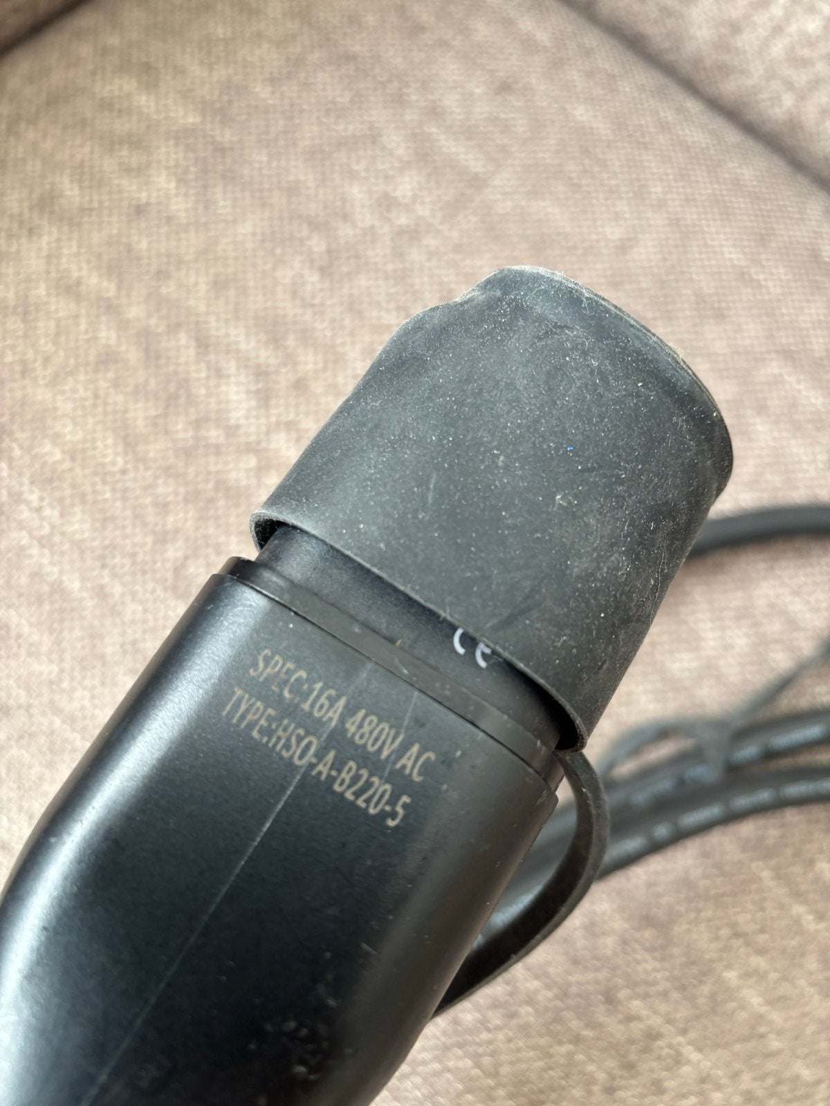 Laadkabel Type HSO-A-A220-5, 16A 480V AC, Ophalen of Verzenden, Gebruikt, Laadkabel