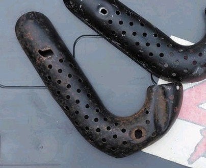 Honda ZB50 hitteschild voorbocht, Ophalen of Verzenden, Gebruikt, Uitlaat, Overige merken
