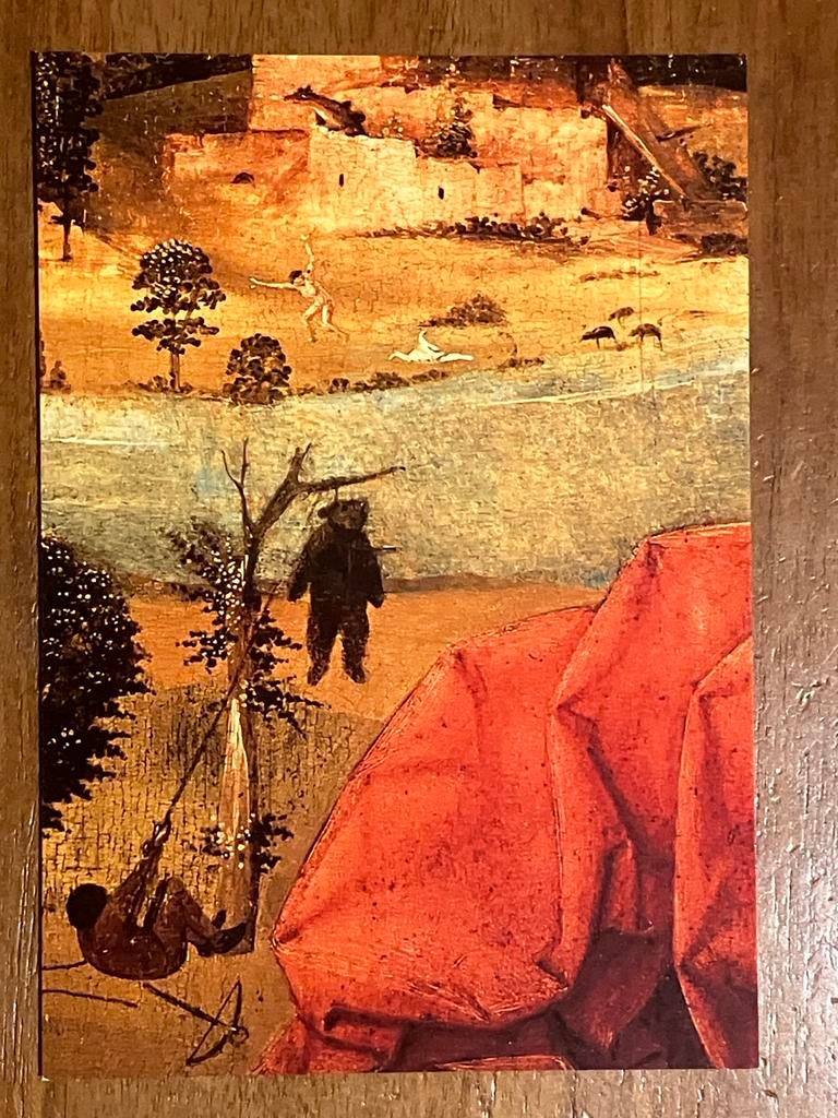 Jheronimus Bosch - De Heilige Christoffel (detail). Beer., Ophalen of Verzenden, 1980 tot heden, Ongelopen, Overige thema's