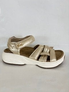 XSENSIBLE DAMES SANDAAL, mt 38, wijdte H extra, gold, Overige kleuren, Nieuw, Jetsshoeshop, Schipholweg