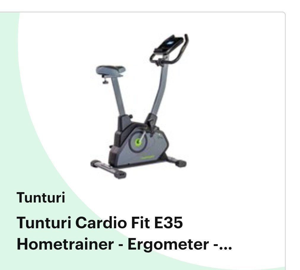 Tunturi Cardio Fit E35 Hometrainer - Ergometer