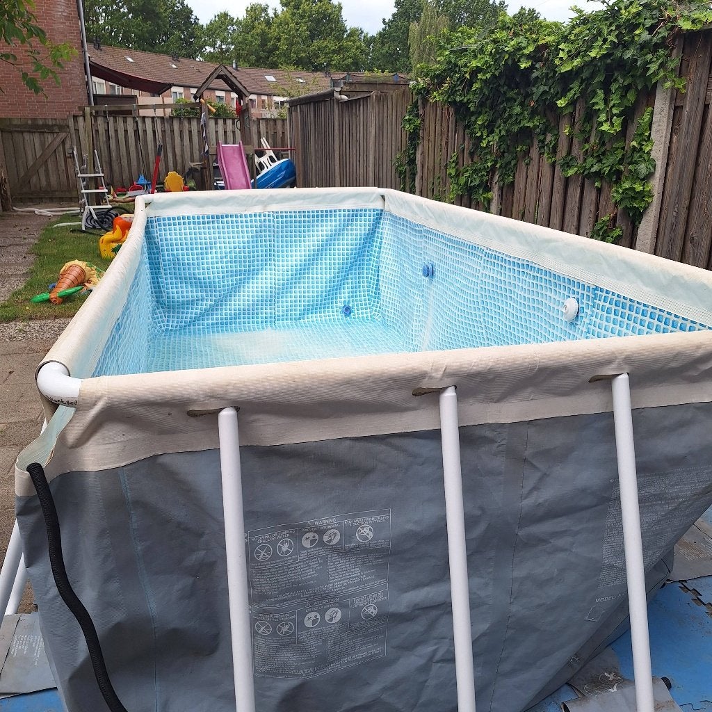 Zwembad Intex 4x2x1, Tuin en Terras, Zwembaden, Ophalen, Gebruikt, 80 tot 120 cm, Minder dan 200 cm