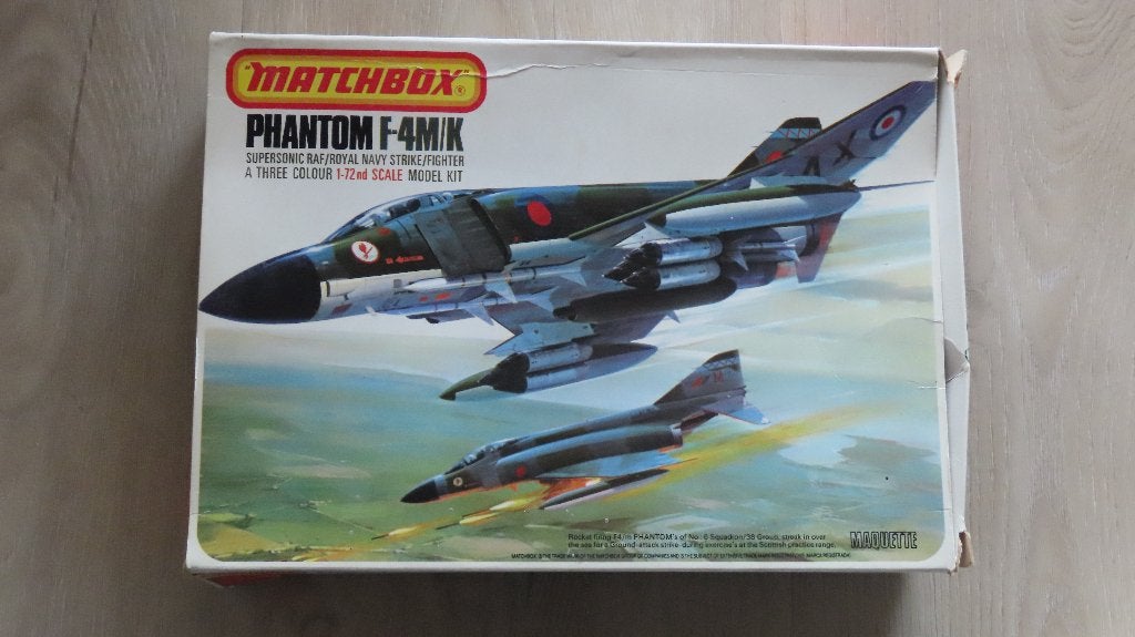Phantom F-4M/K RAF/RN Matchbox 1/72, Overige merken, 1:72 tot 1:144, Ophalen of Verzenden, Zo goed als nieuw