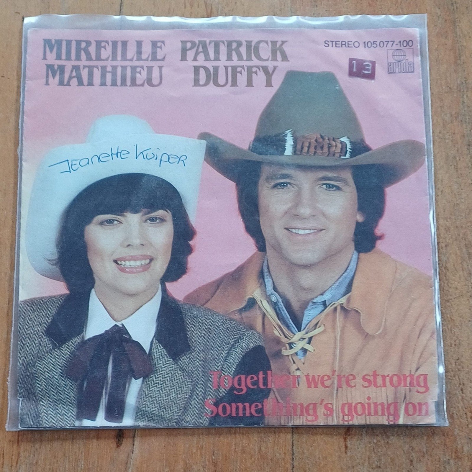 Mireille Mathieu & Patrick Duffy, Cd's en Dvd's, Vinyl Singles, Ophalen of Verzenden, Zo goed als nieuw, Pop