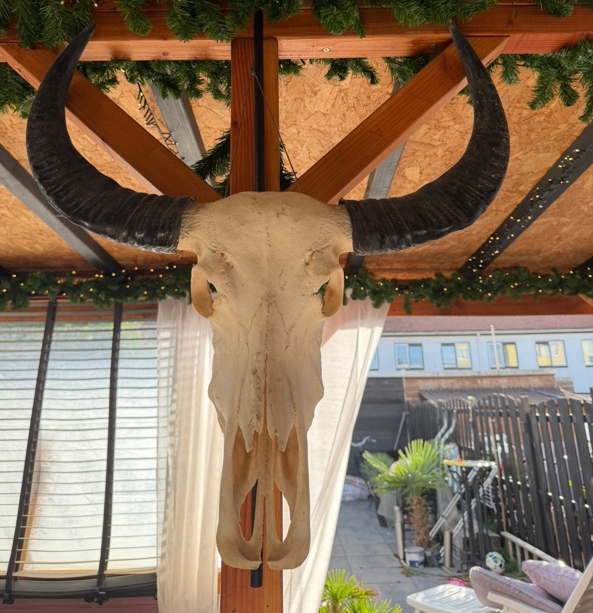 Schedel decoratie ibiza, Wandhanger, Zo goed als nieuw, Natuurlijk materiaal, Overige stijlen