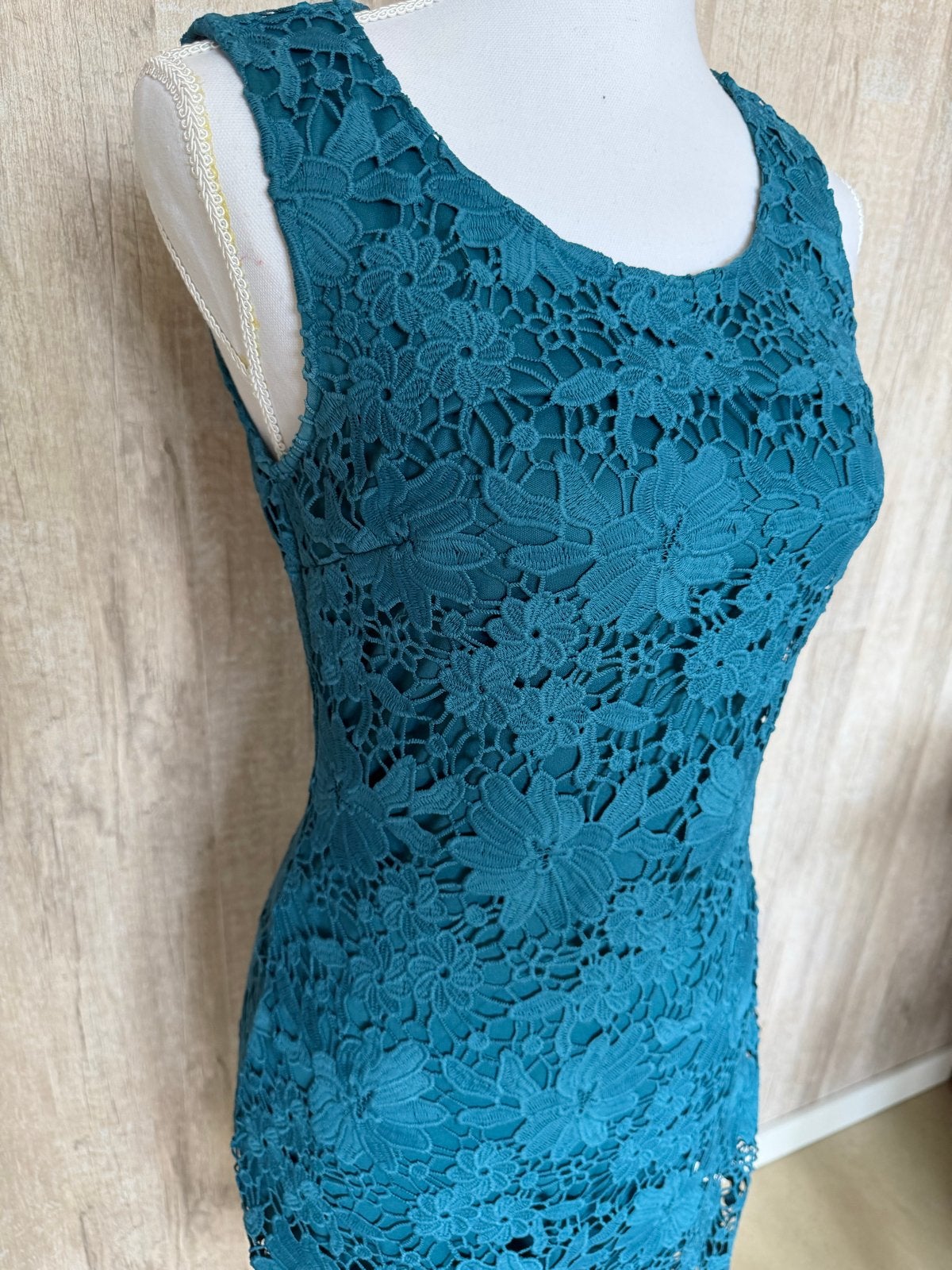 C&A Yessica Kanten Jurk Maat 34 (XS) Groen, Ophalen of Verzenden, Maat 34 (XS) of kleiner, Gedragen, Boven de knie