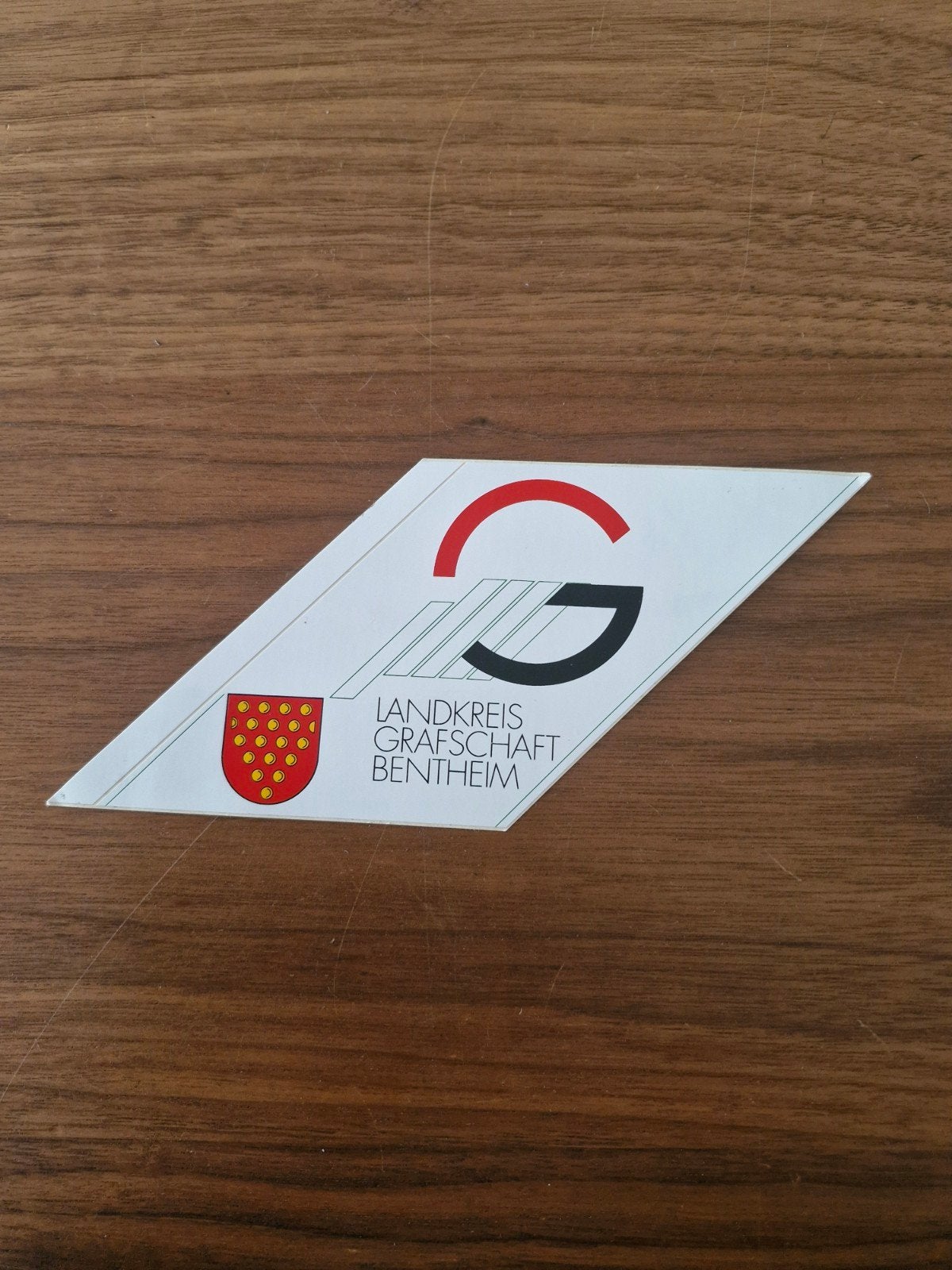 900 Sticker Landkreis Grafschaft Bentheim 20x9 cm, Ophalen of Verzenden, Nieuw, Overige typen