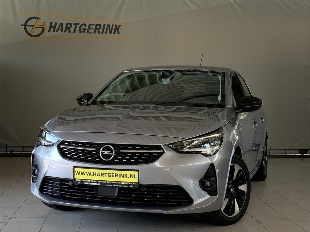 OPEL Corsa Electric 50kWh 136pk Aut GS Line *NAVI*, Stof, Gebruikt, Zwart, Origineel Nederlands