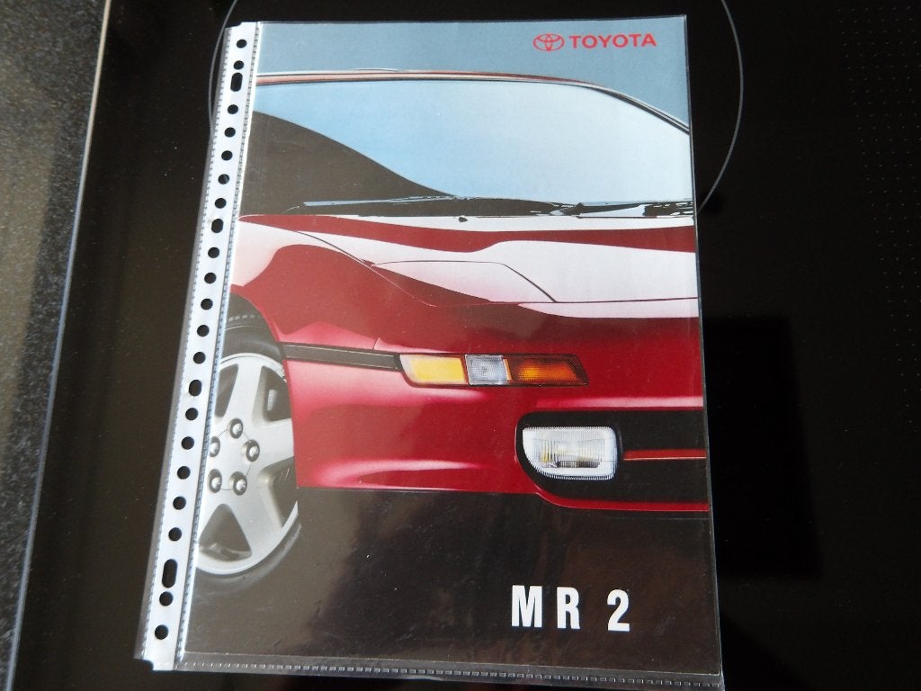 Toyota MR2 Brochure - Origineel, Ophalen of Verzenden, Zo goed als nieuw, Toyota