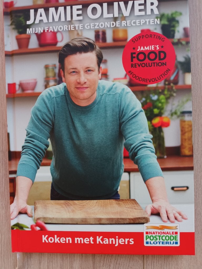 Koken met Kanjers, Boeken, Ophalen, Zo goed als nieuw, Jamie Oliver, Nederland en België