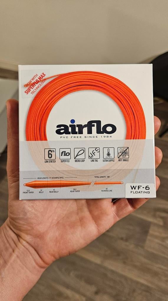 Airflo Distance Super Trout drijvende WF vliegenlijn (6wt), Ophalen of Verzenden, Overige typen
