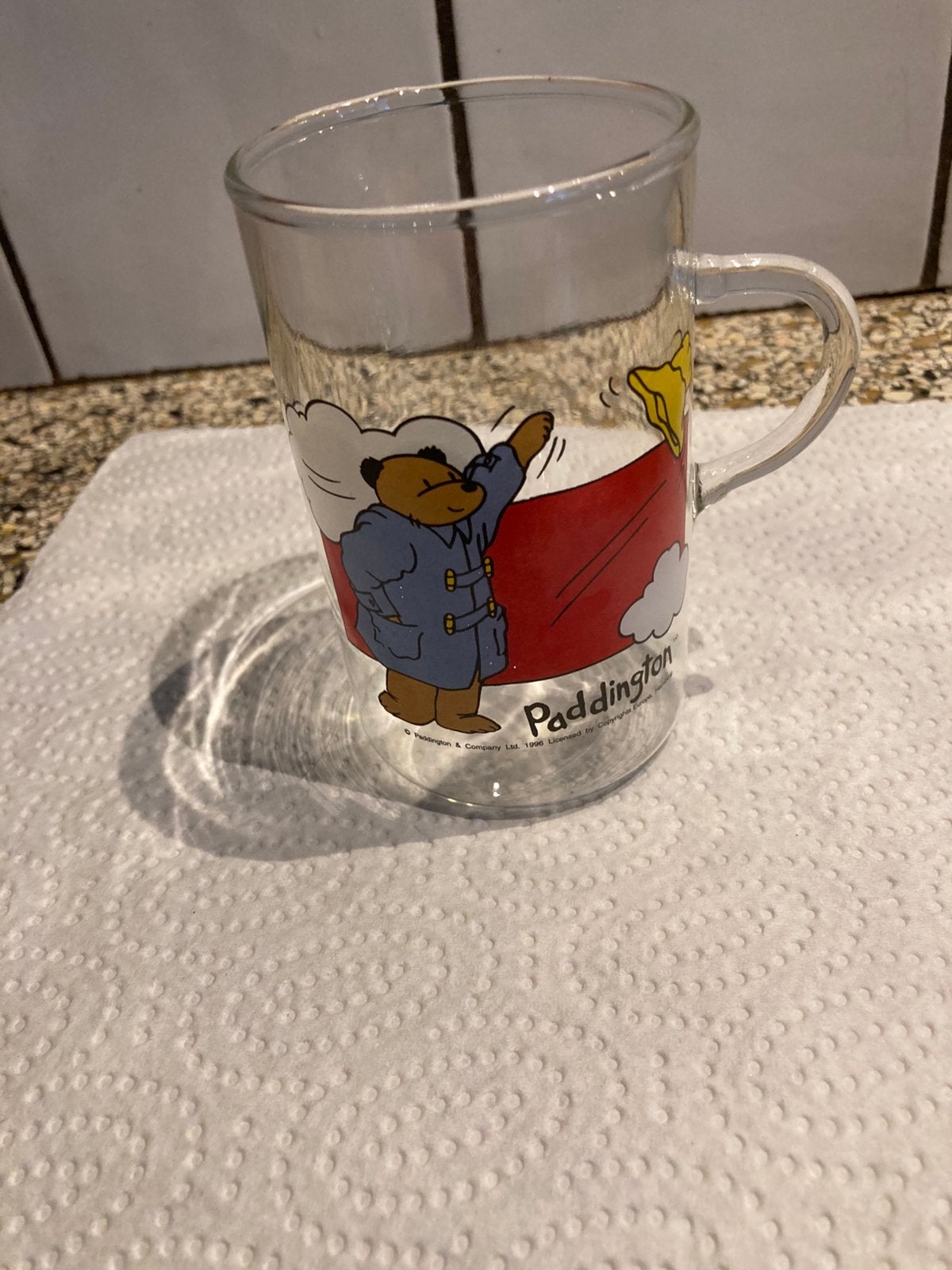 Theeglas Paddington, Ophalen of Verzenden, Zo goed als nieuw, Overige typen