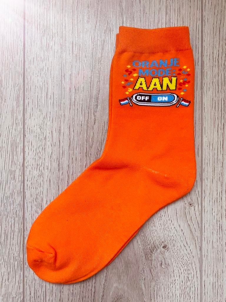 Nederland WK voetbal Oranje sokken, Ophalen of Verzenden, Nieuw, Overige kleuren