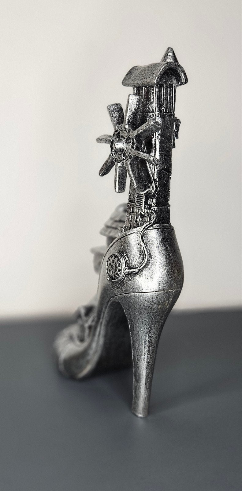 Beeldje, Steampunk "Higheel" H.24.5cm, Ophalen of Verzenden, Nieuw, Overige typen