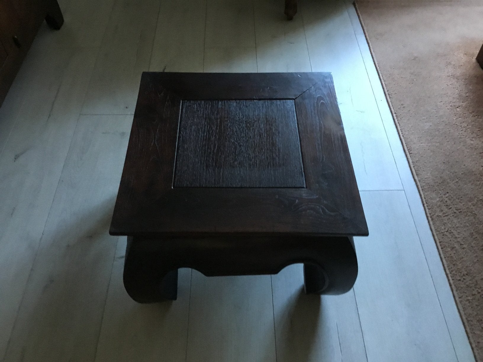 Opium tafel, Ophalen, Zo goed als nieuw, Rechthoekig, 50 tot 100 cm