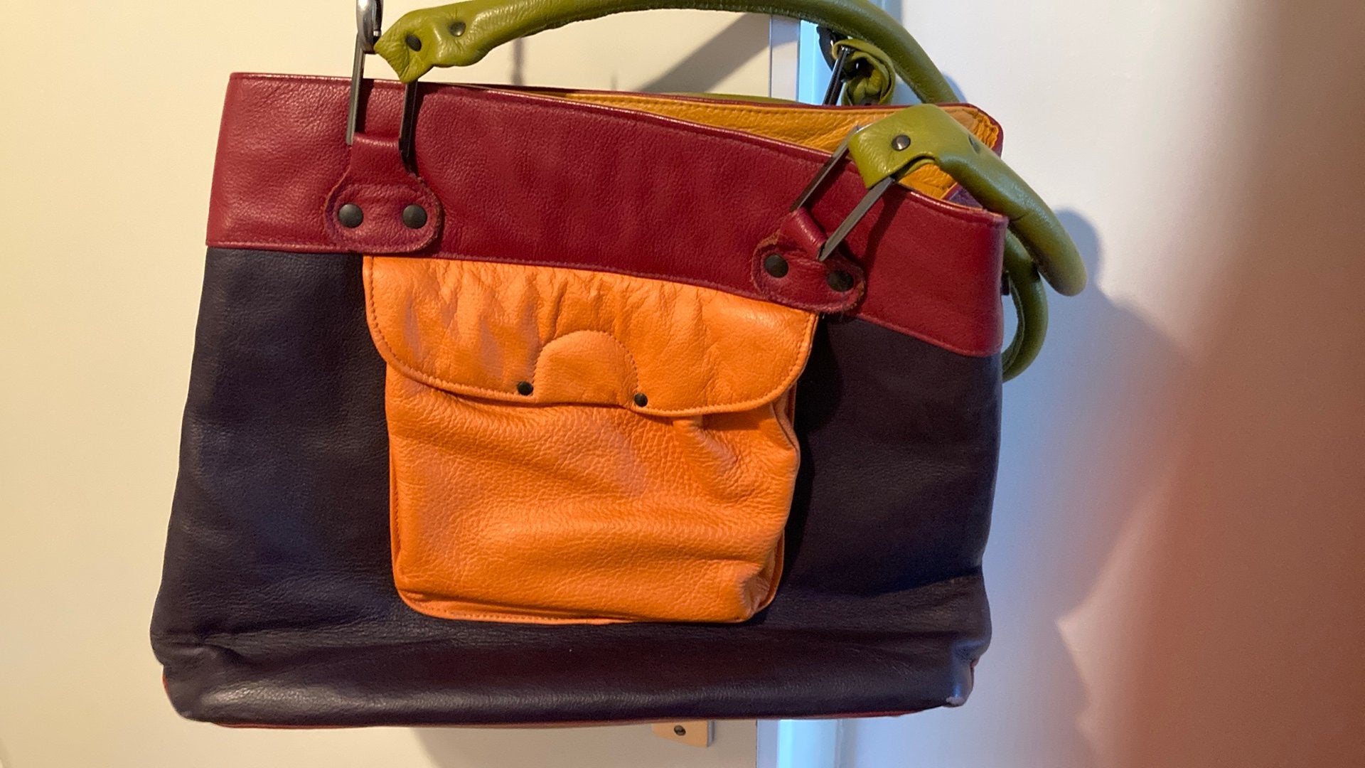 Laptoptas leer, Ophalen, Zo goed als nieuw, Overige kleuren, Overige typen