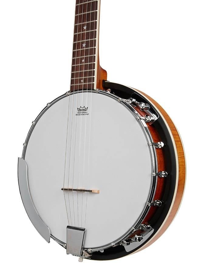 BJ406 SX 6 string banjo natural satin, ., Nieuw, Ophalen of Verzenden, Banjo