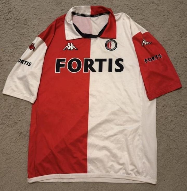 Feyenoord Thuisshirt 2000-2001 Maat L Kappa Fortis, Kappa, Overige maten, Ophalen of Verzenden, Zo goed als nieuw