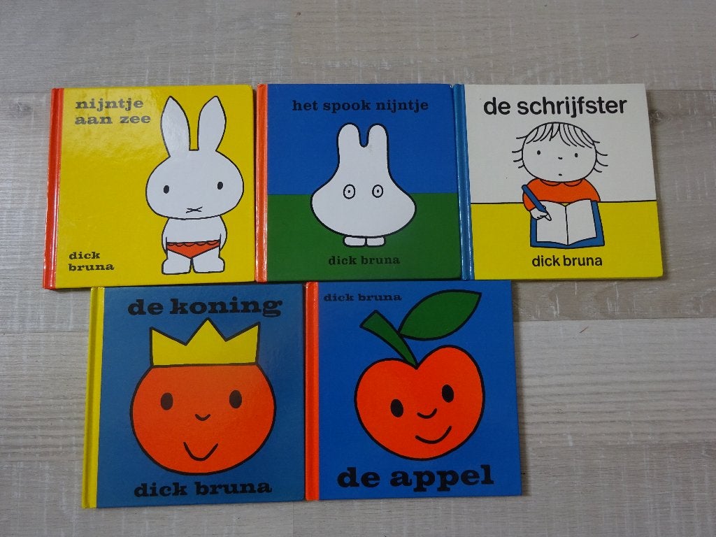 DICK BRUNA - 5 BOEKJES VAN NIJNTJE E.A., Ophalen of Verzenden, Gelezen