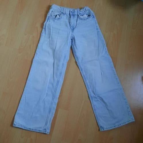 Spijkerbroek h&m loose fit 158, Kinderen en Baby's, Kinderkleding | Maat 158, Verzenden, Zo goed als nieuw, Meisje, Broek