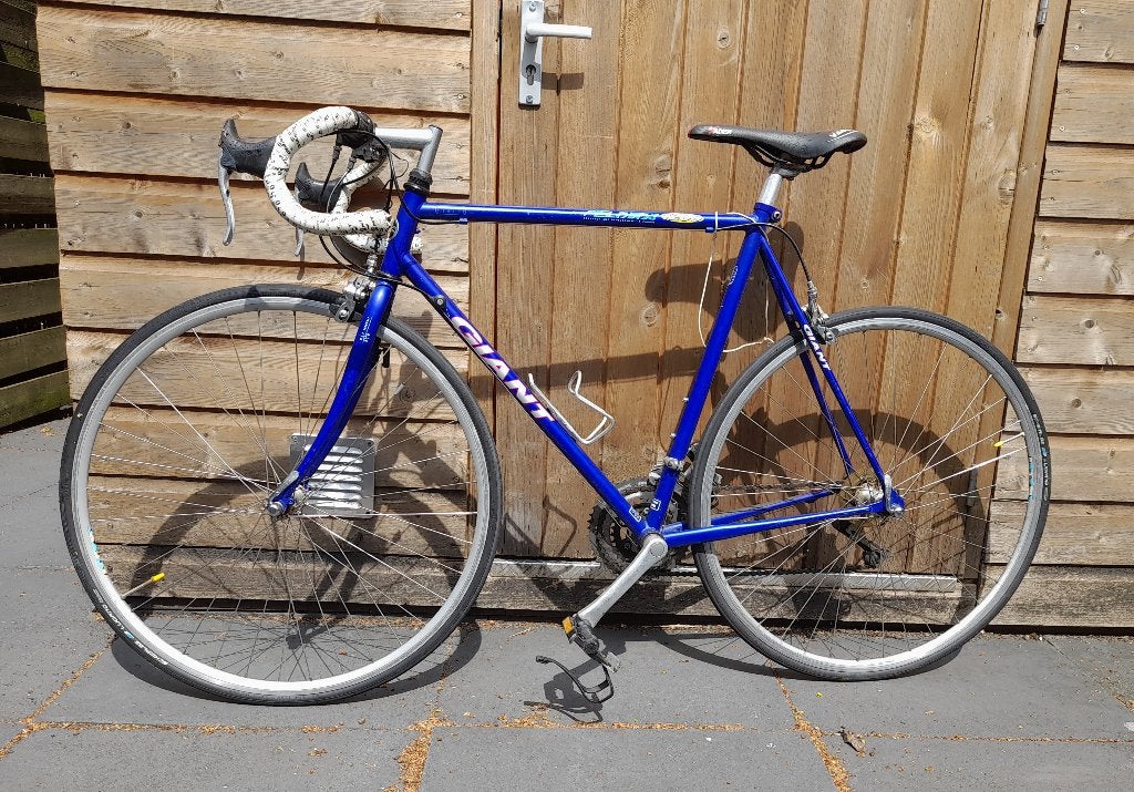 Giant racefiets, Fietsen en Brommers, Fietsen | Racefietsen, Ophalen, Gebruikt, Aluminium, Giant