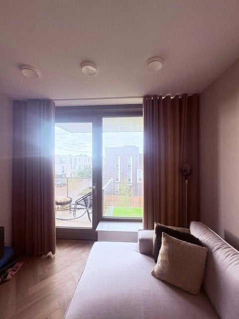Overgordijnen taupe met waveplooi, 310 x 264 cm (stel), Ophalen, Overige merken, Fluweel, Zo goed als nieuw