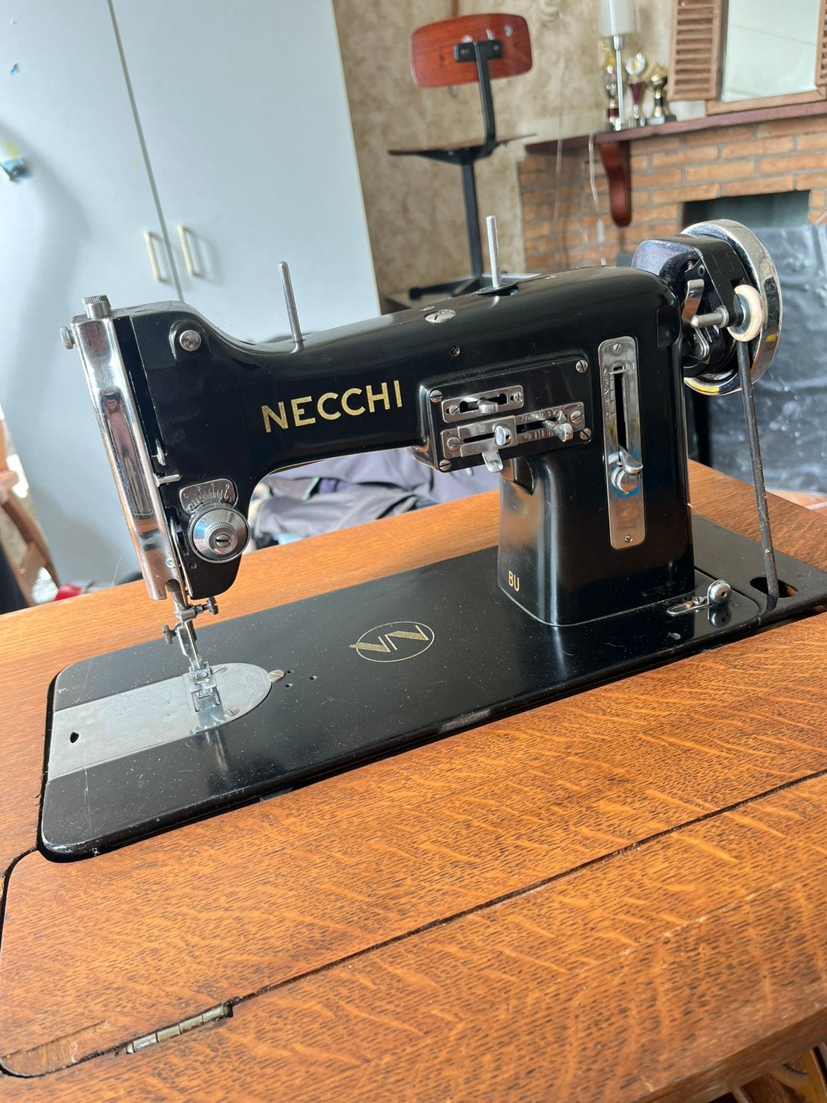 Necchi BU Nova vintage naaimachine – werkend – jaren ’50, Ophalen