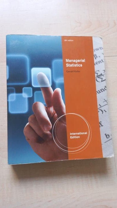 Managerial Statistics - Gerald Keller, Ophalen of Verzenden, Gerald Keller, Gamma, WO