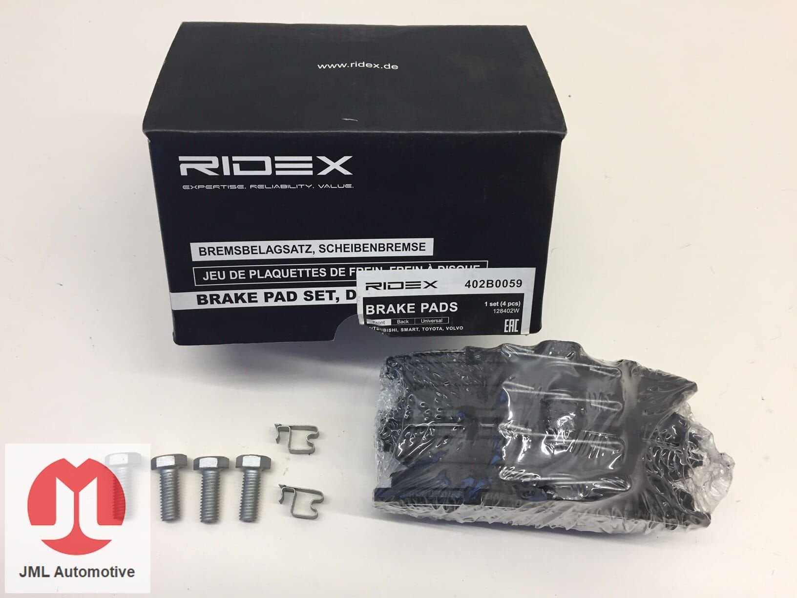 REMBLOKKEN VOOR VOORZIJDE SMART FORFOUR MITSUBISHI COLT, Gebruikt, -, -, Ophalen of Verzenden