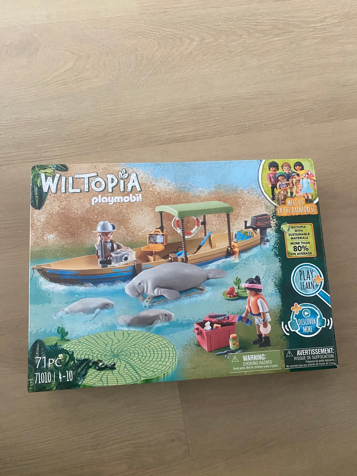 Wiltipia playmobil boottocht naar de zeekoeien 71010, Ophalen, Zo goed als nieuw