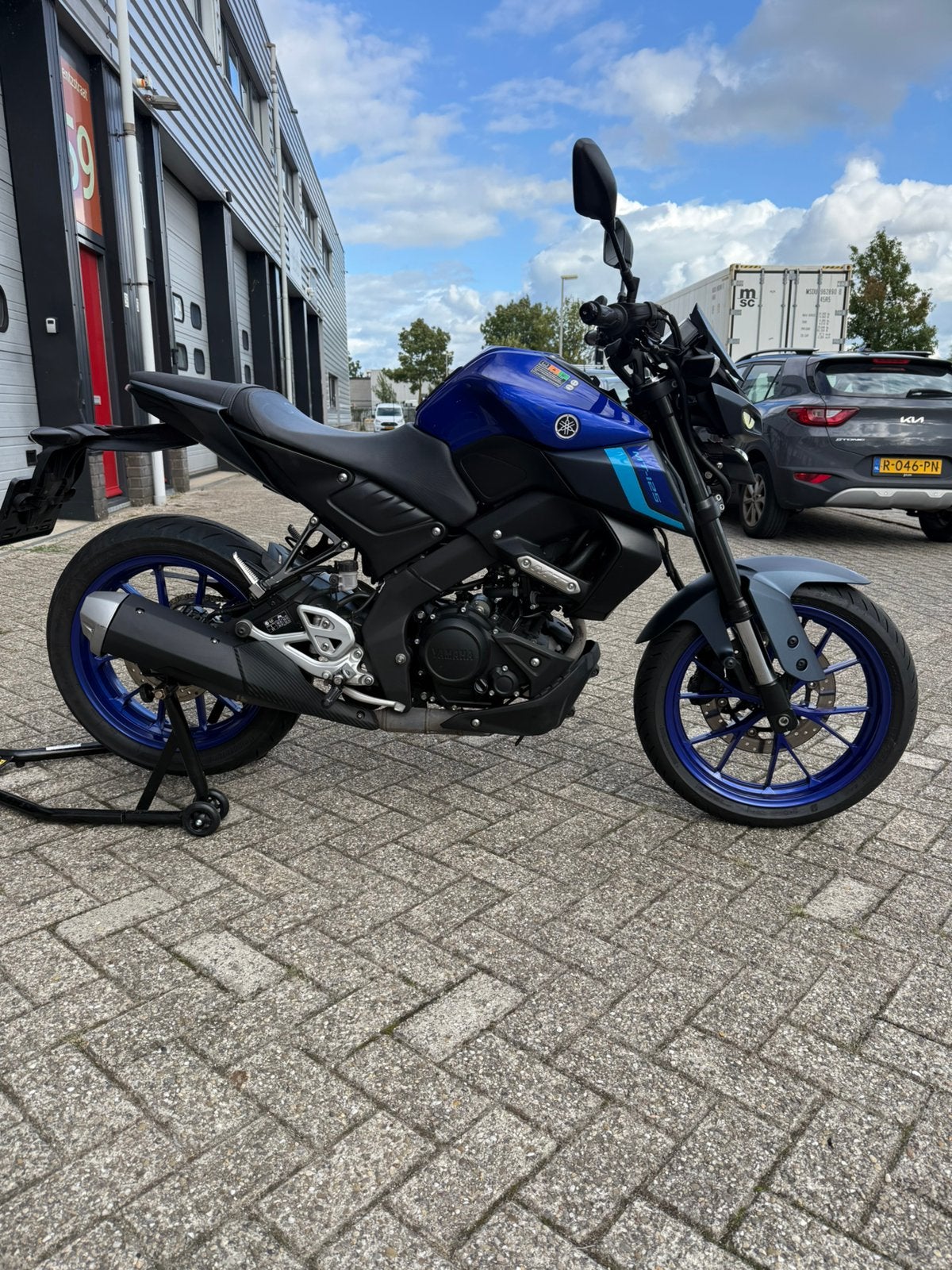 Yamaha MT125 Deep Purplish Blue Mettallic, Motoren, LED Verlichting, Gebruikt, Particulier, 125 cc