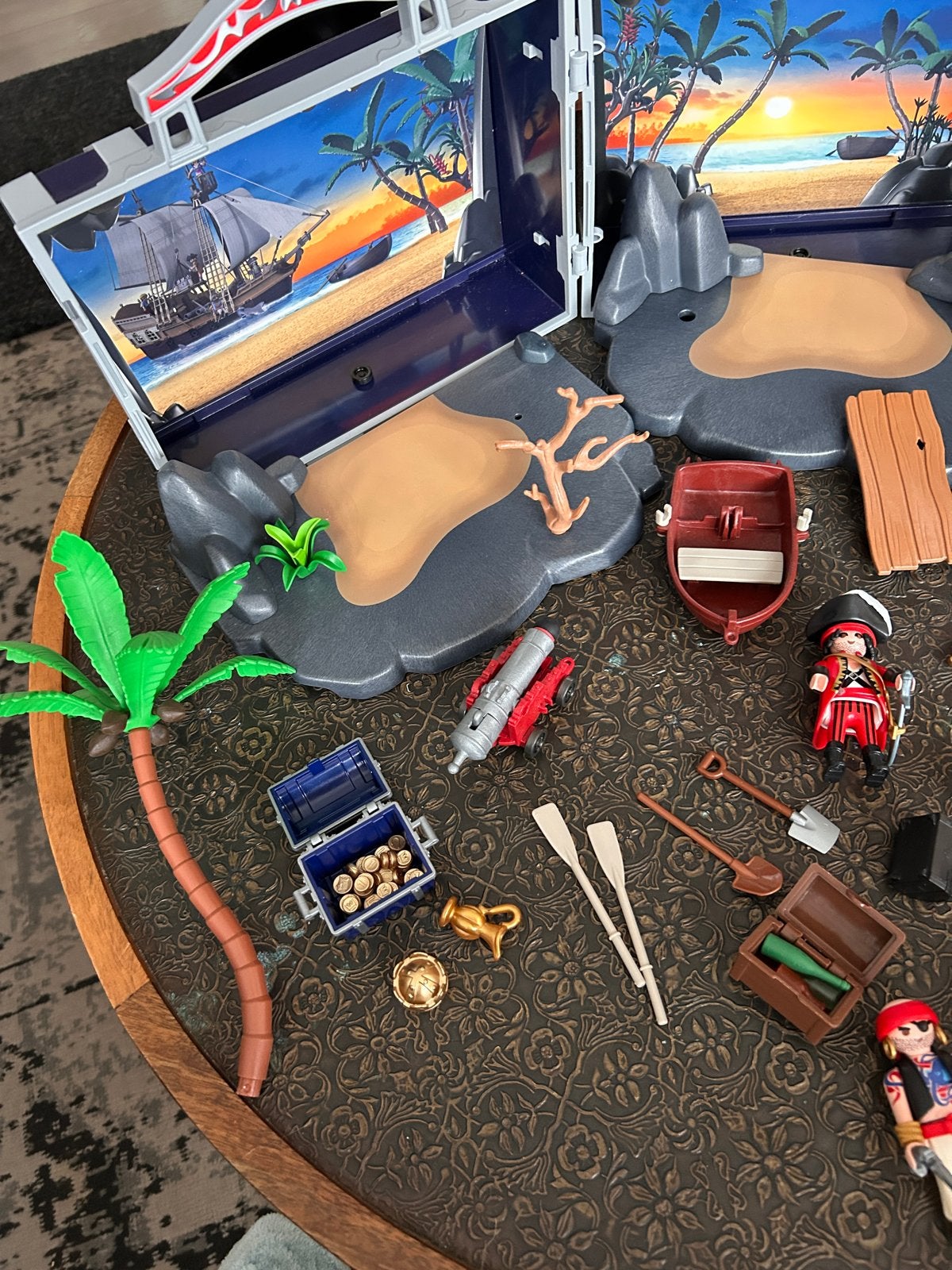 Playmobil Piraten Eiland Koffer (5347) - Inclusief extra's, Kinderen en Baby's, Speelgoed | Playmobil, Pirates, Gebruikt, Complete set