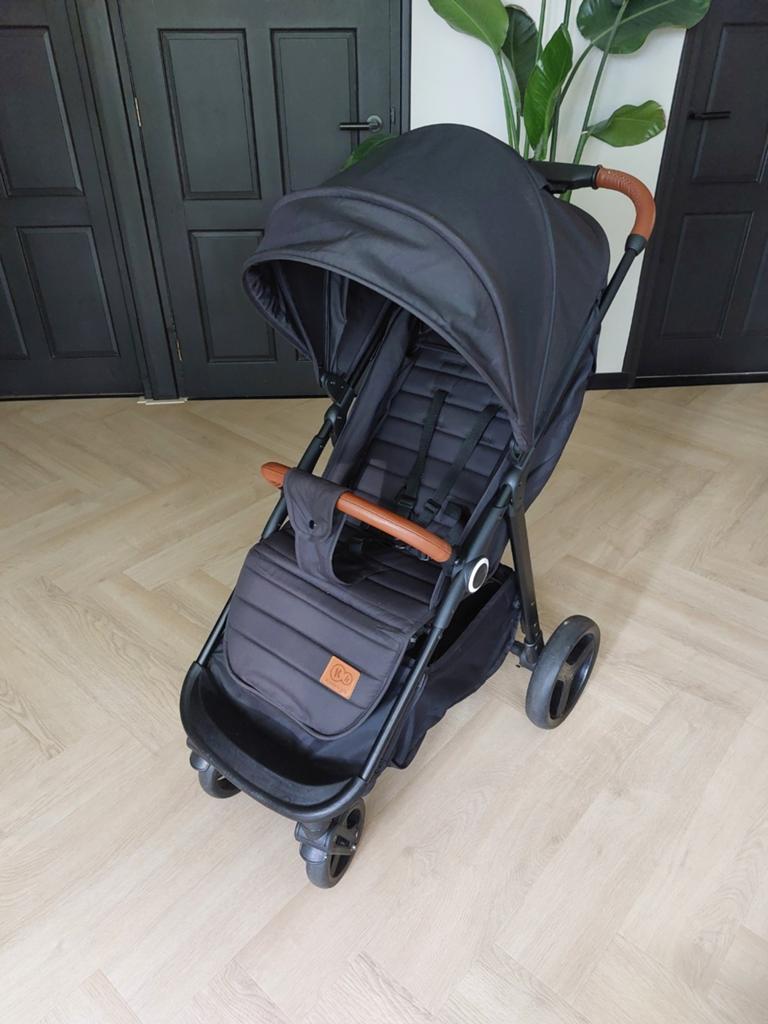 Kinderkraft GRANDE PLUS kinderwagen – Zwart, Ophalen, Gebruikt, Kinderwagen, Overige merken