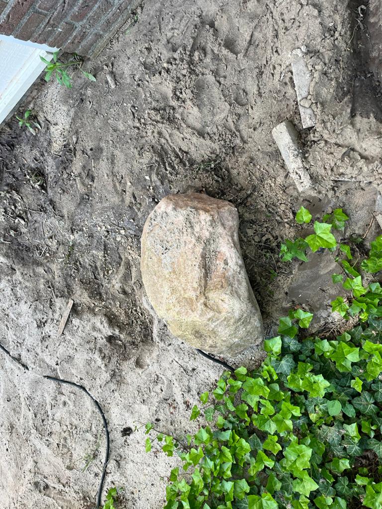 Grote stenen gratis, Tuin en Terras, Grind, Keien en Split, Ophalen of Verzenden, Zo goed als nieuw