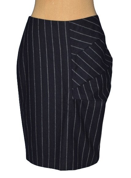 Nieuwe Pauw Amsterdam rok, schuine plooitjes, blauw, Mt. S, Kleding | Dames, Pauw, Nieuw, Maat 36 (S), Boven de knie
