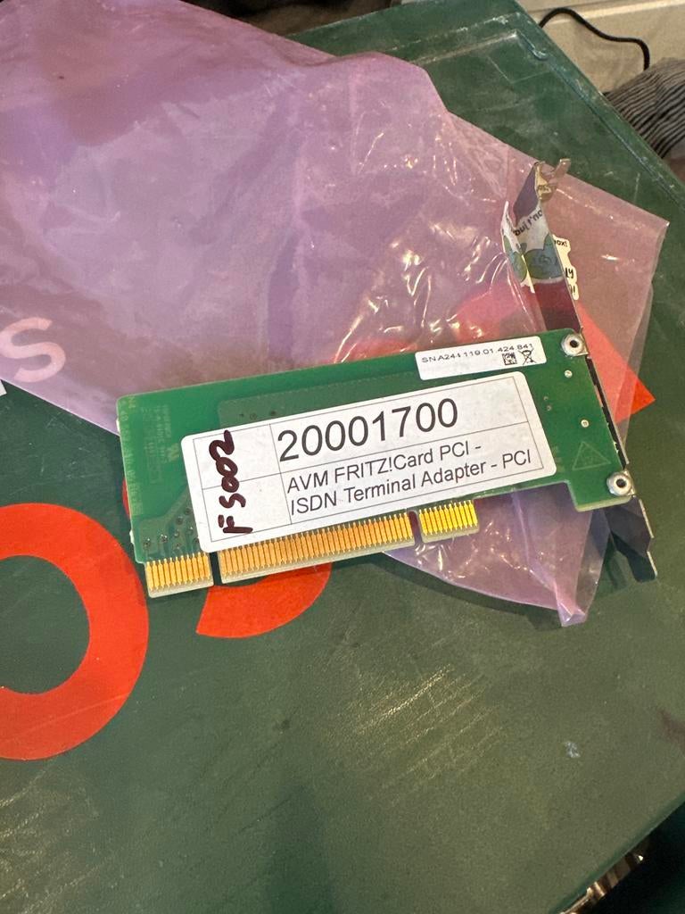 AVM FRITZ!Card PCI - ISDN Terminal Adapter, Ophalen of Verzenden, Gebruikt, Intern