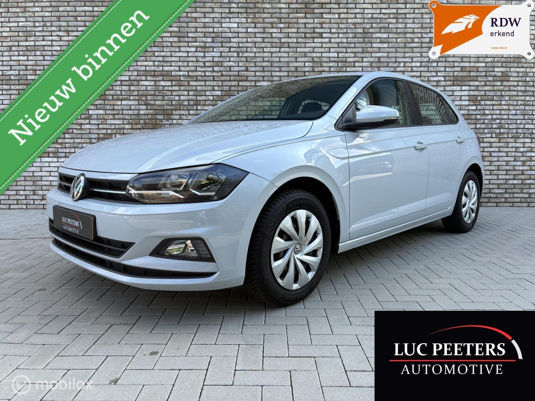 Volkswagen Polo 1.0 TSI Comfortline/NAP/AC/LED/ACC/NAVI/CAM!, Voorwielaandrijving, Stof, Origineel Nederlands, Handgeschakeld