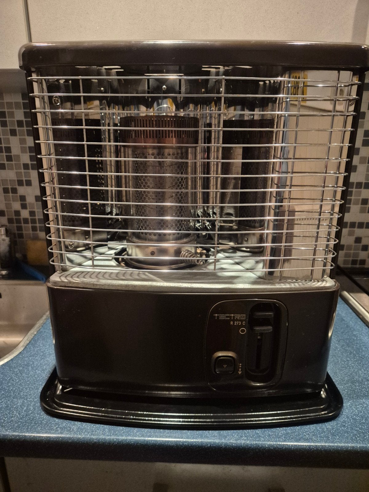 Tectro R 273 C Petroleumkachel zoals zibro, Ophalen, Gebruikt, 800 watt of meer