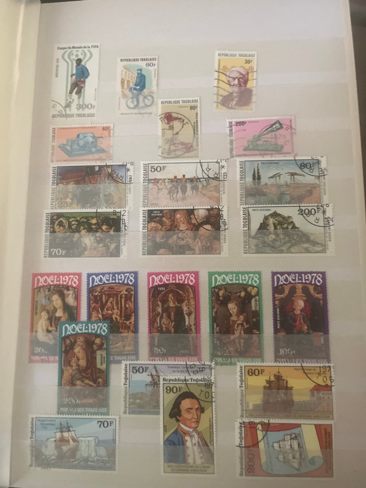 Dik stokboek Franse koloniën en gebieden 1890-2000, Verzenden, Overige landen, Gestempeld