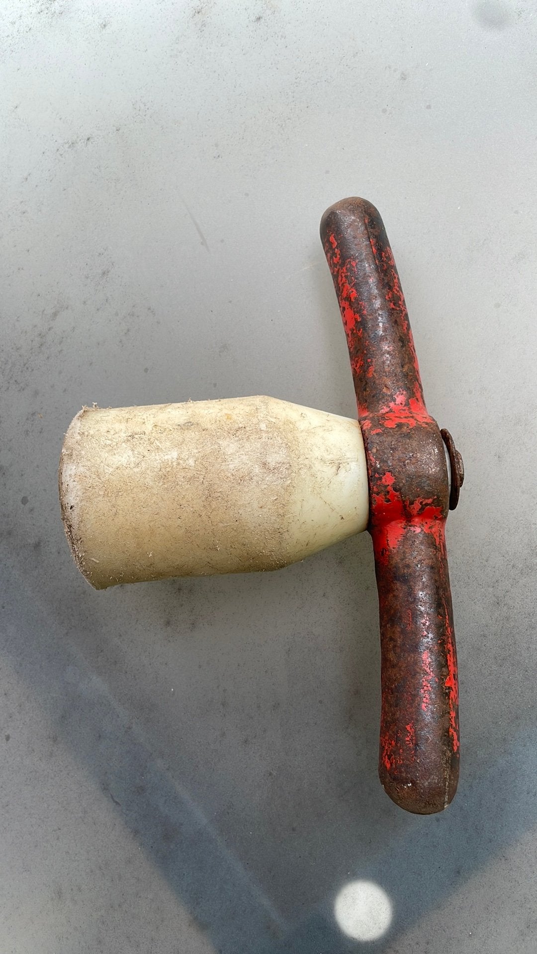 Tegelhamer stratenmakershamer, Doe-het-zelf en Verbouw, Ophalen of Verzenden, Gebruikt