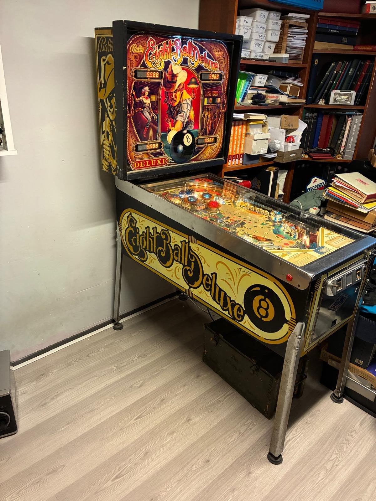 Flipperkast Bally Eight Ball Deluxe 1989, Verzamelen, Ophalen, Gebruikt, Flipperkast, Bally