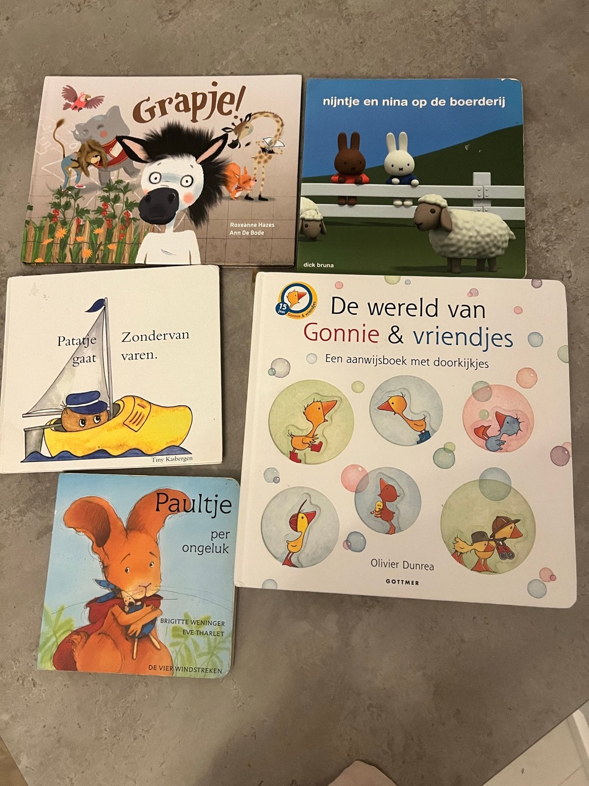 Diverse kinderboeken: Nijntje, Grapje!, Gonnie & Vriendjes, Boeken, Ophalen of Verzenden, Gelezen