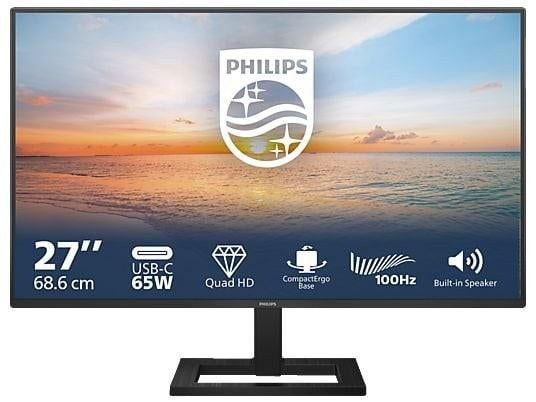 Philips 27E1N1600AE – 27" QHD Monitor – USB-C – 65W – IPS, Computers en Software, Monitoren, Philips, IPS, Prins Bernhardplein 200, 1097 JB Amsterdam, Nederland