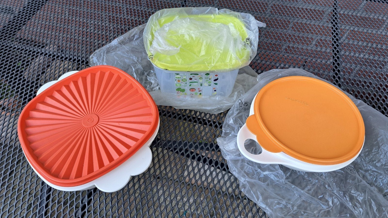 nieuwe Tupperware vershoud bakken, Huis en Inrichting, Ophalen of Verzenden, Nieuw, Oranje, Geschikt voor vriezer