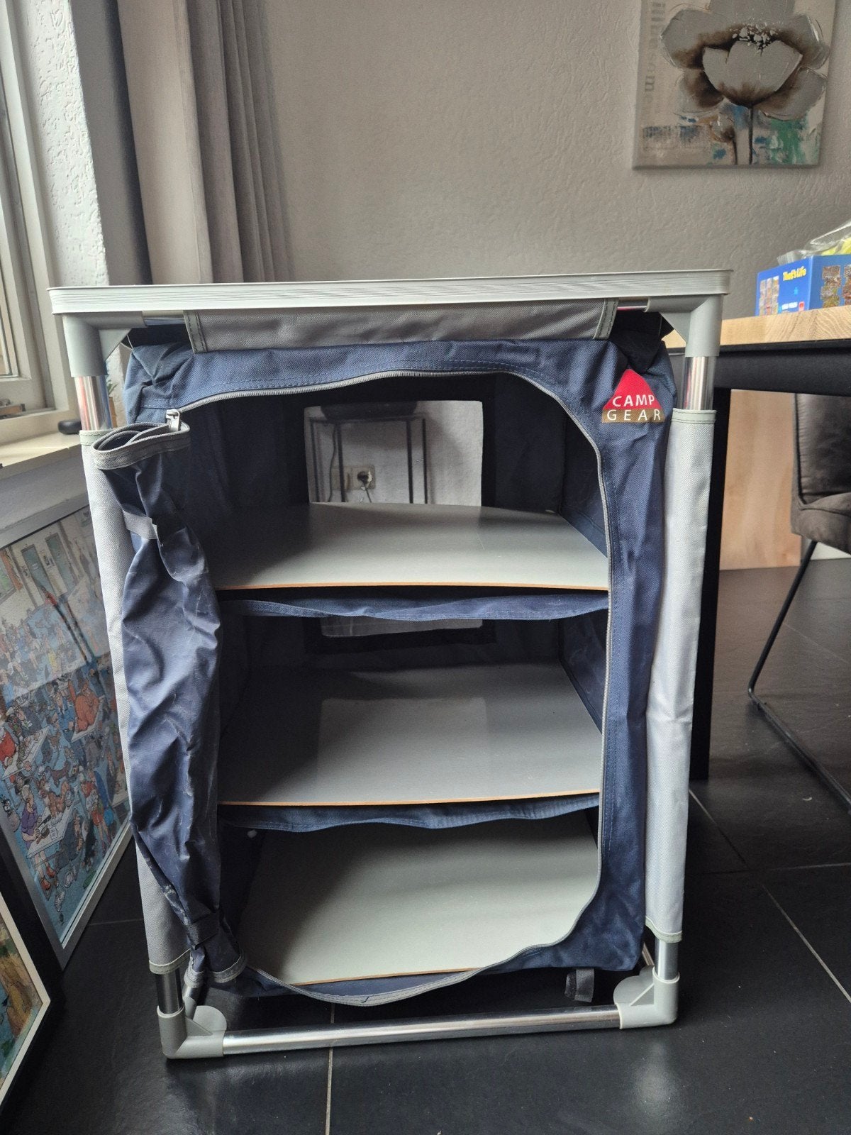 Camp Gear campingkast met 3 planken en draagtas, Ophalen, Zo goed als nieuw